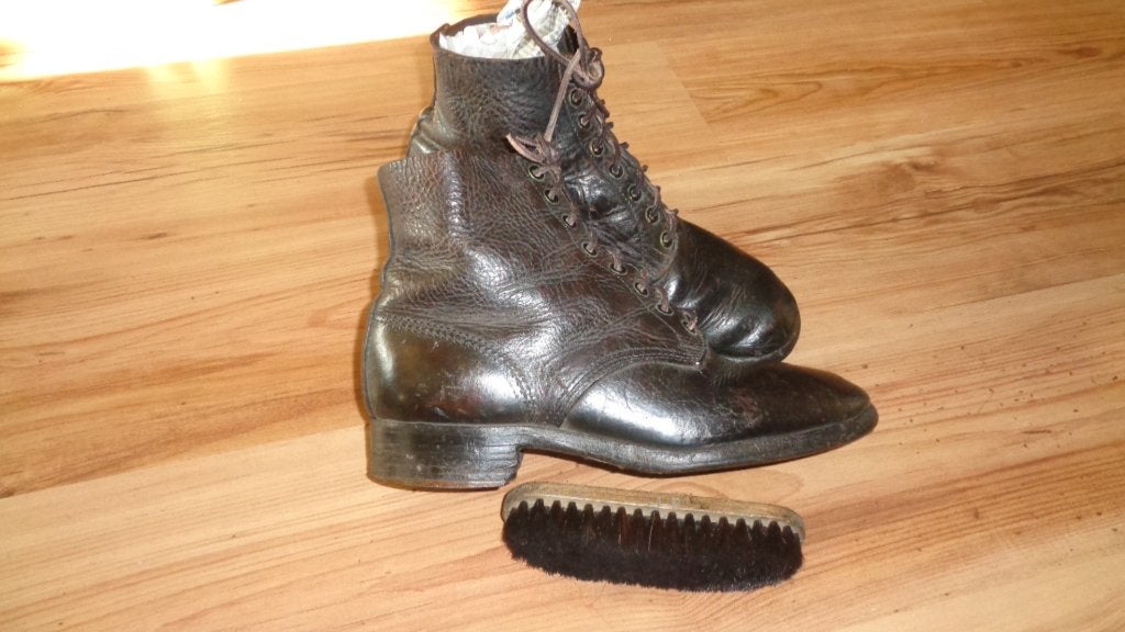 Schoenen NL leger voor 1940 mobilisatie Manschap soldaat, Verzenden, Landmacht, Nederland, Kleding of Schoenen