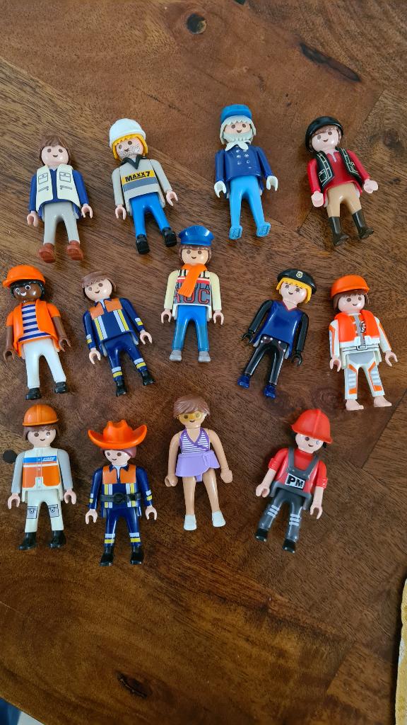 PLAYMOBIL POPPETJES 13 STUKS 5 EURO, Ophalen of Verzenden, Gebruikt, Los playmobil