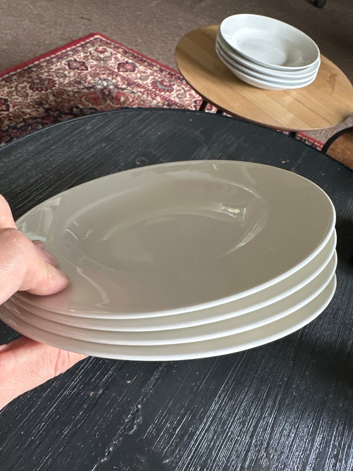 4 onbeschadigde Villeroy & Boch diepe borden, Huis en Inrichting, Keuken | Servies, Villeroy & Boch, Ophalen of Verzenden, Zo goed als nieuw