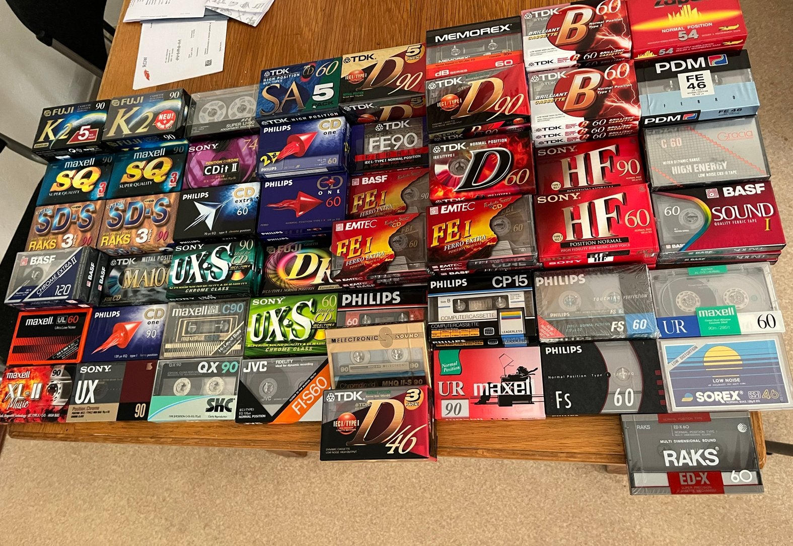 Grote partij gesealde cassettes - Diverse merken en types, Ophalen, Overige genres, Nieuw in verpakking, Onbespeeld