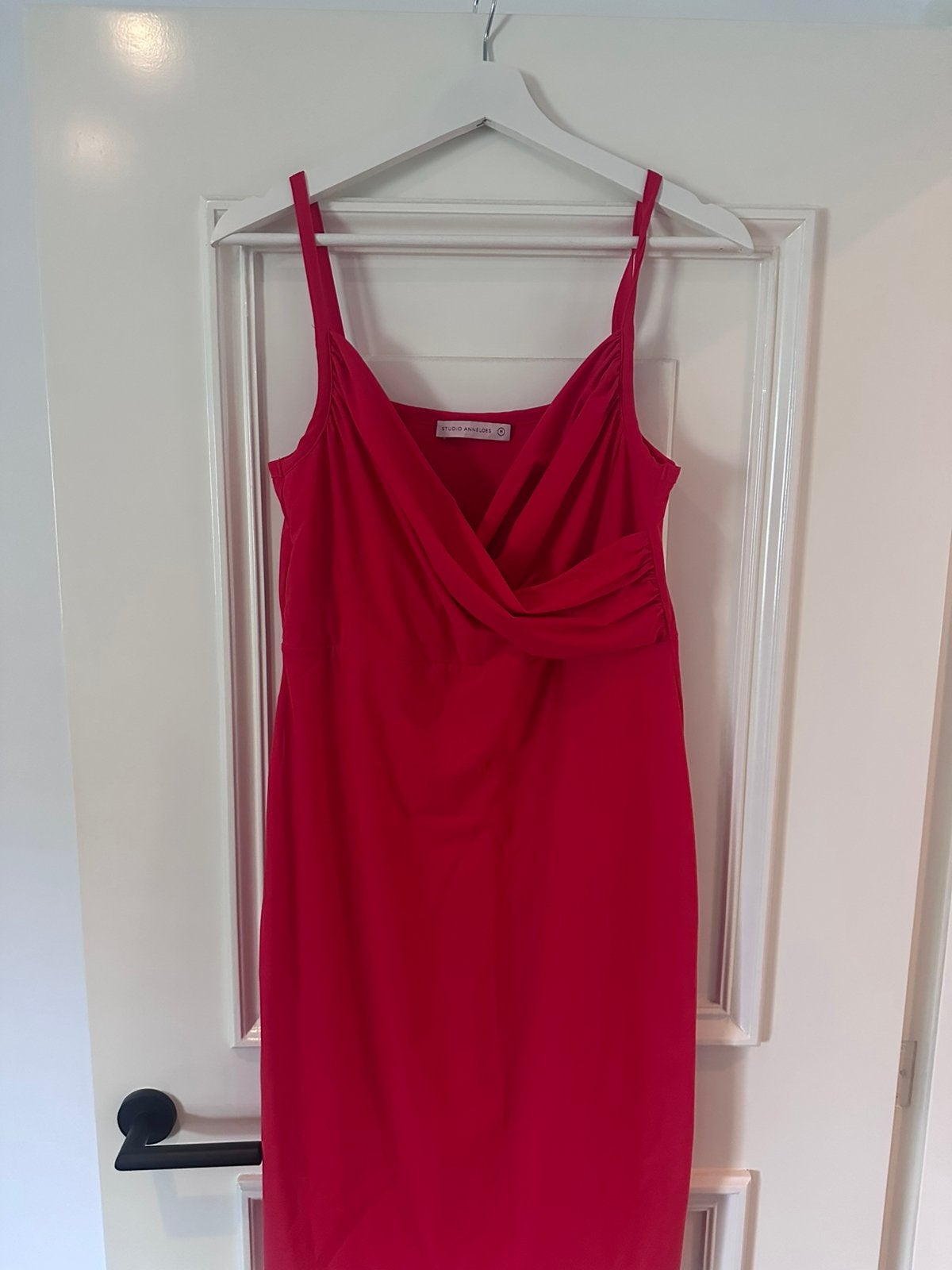 Studio Annelies rood jurkje - maat M, Maat 38/40 (M), Ophalen of Verzenden, Zo goed als nieuw, Boven de knie