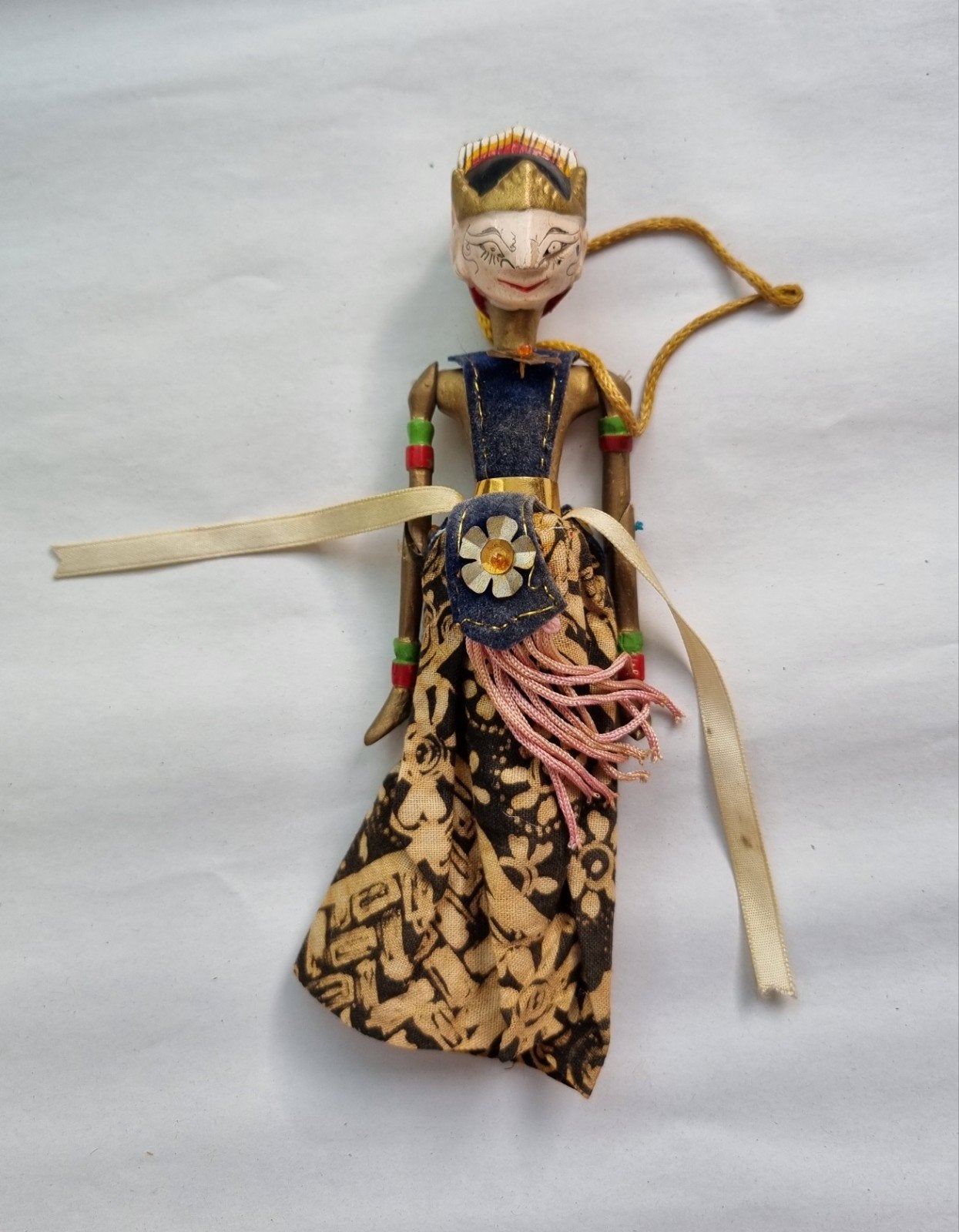 Indonesische Wayang Golek Pop - 18 cm, Verzamelen, Ophalen of Verzenden, Gebruikt, Overige typen