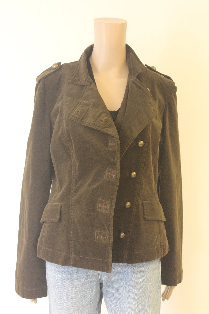 Authentic Clothing Company bruin velours jasje maat 42, Kleding | Dames, Bruin, ., Authentic Clothing Comp., Maat 42/44 (L)
