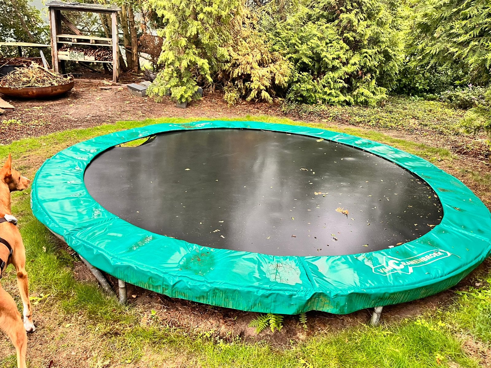 Trampoline, Ophalen, Gebruikt