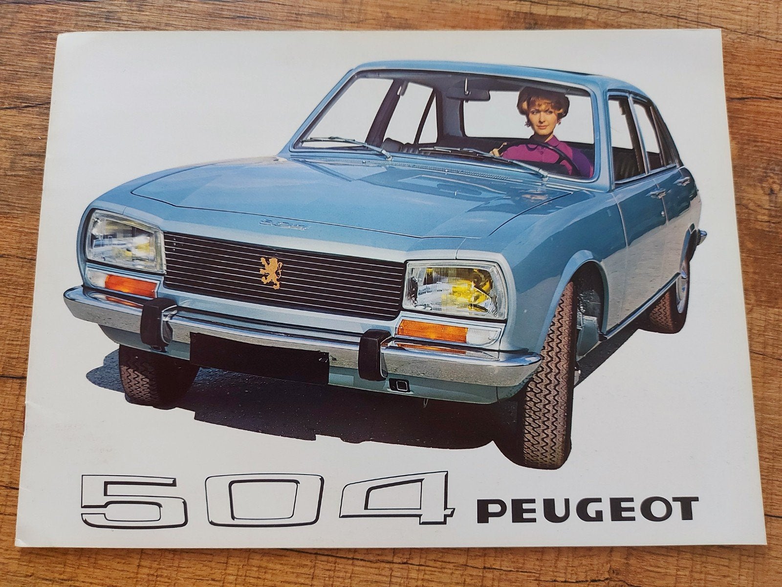 1970 Peugeot 504 folder NL, Ophalen of Verzenden, Zo goed als nieuw, Peugeot