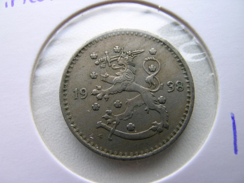 Markka 1938 Finland, Ophalen of Verzenden, Overige landen, Losse munt