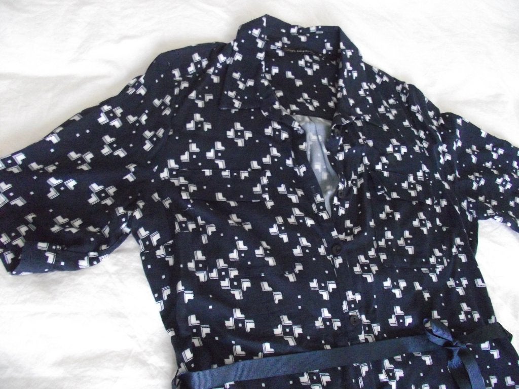 NIEUW Steps blauw wit overhemd jurk doorknoop jurk M 38-40, Kleding | Dames, Jurken, Maat 38/40 (M), Blauw, Nieuw, Ophalen of Verzenden