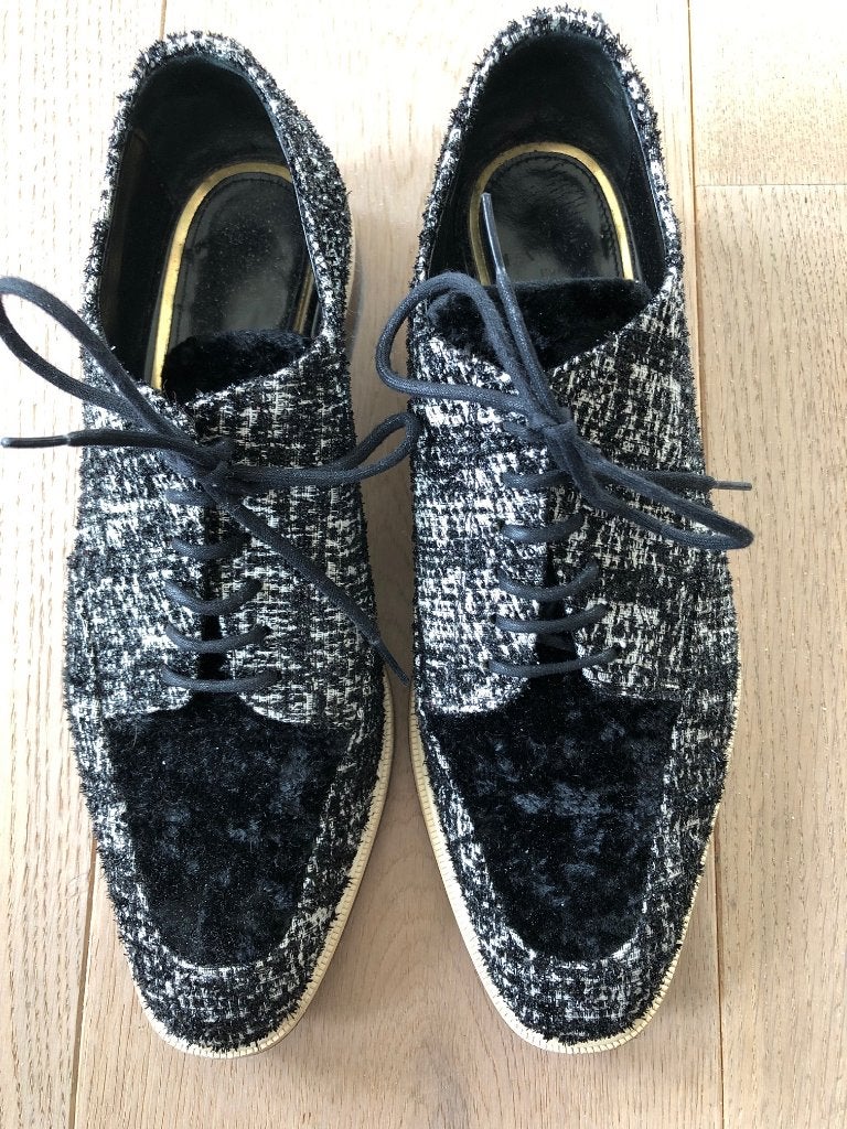 Lanvin dames schoenen maat 38 zwart, Zwart, Overige typen, Ophalen of Verzenden, Zo goed als nieuw