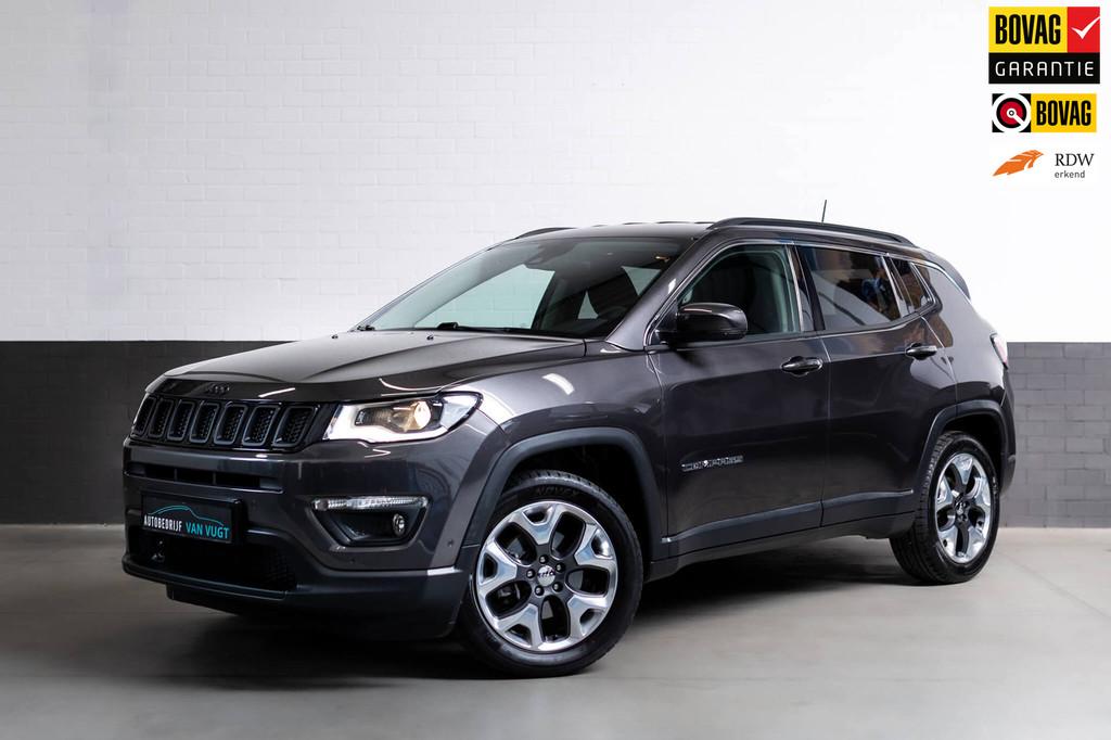 Jeep COMPASS 1.4 MultiAir Limited, Apple- Android, pdc, clim, Voorwielaandrijving, 450 kg, Gebruikt, 4 cilinders