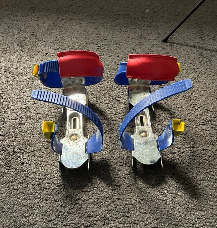 Verstelbare schaatsen - dubbrle ijzers, Ophalen of Verzenden, Gebruikt, Overige typen, Overige merken