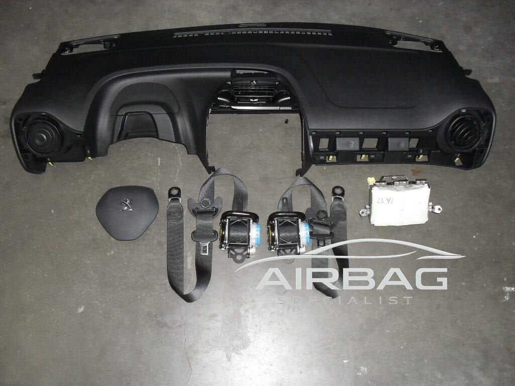 PEUGEOT 108  airbag set dashboard gordelspanners model 2014+, Gebruikt, -, -, Ophalen of Verzenden
