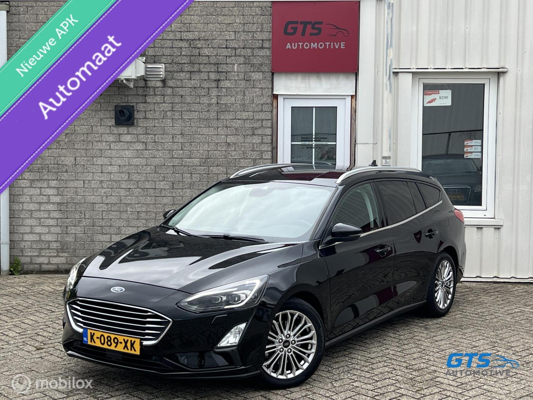 Ford Focus Wagon 1.0 EcoBoost Titanium Buss. Volle uitvoerin, Auto's, Ford, 125 pk, Gebruikt, 715 kg, Zwart