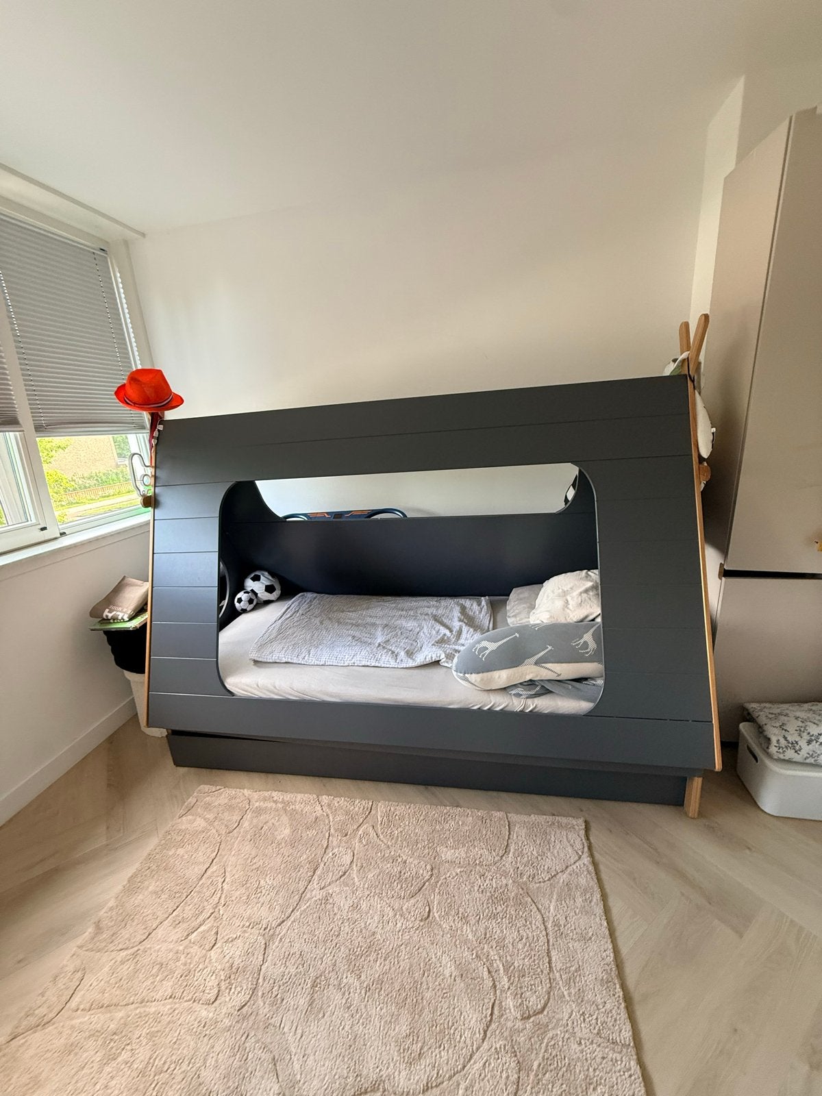 Babypark kinderbed tipi met opberglade - Zo goed als nieuw, Ophalen, 70 tot 85 cm, Zo goed als nieuw, Lattenbodem