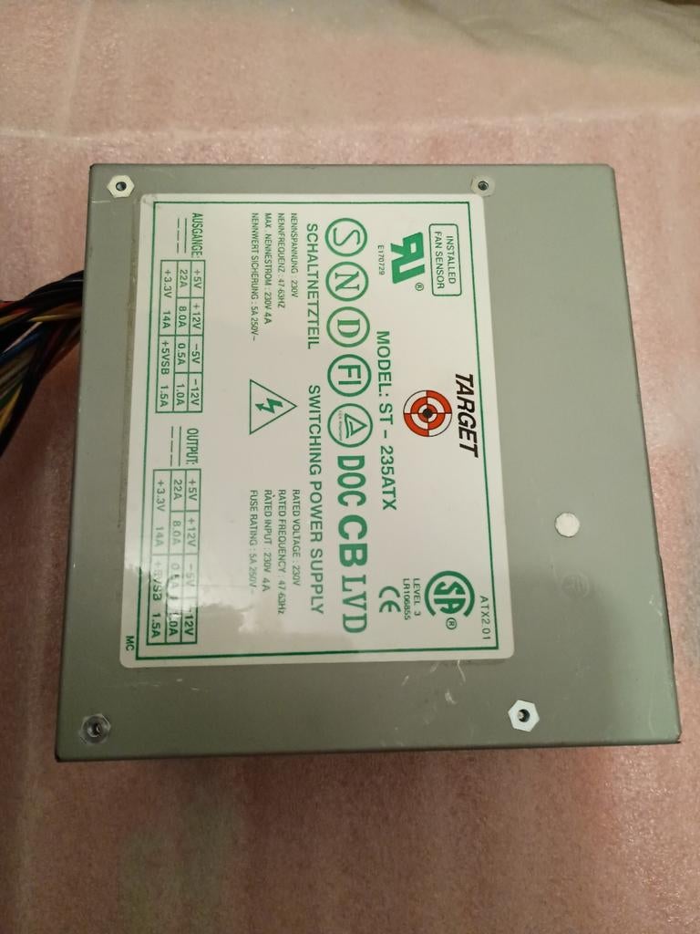 Target 235W ATX psu, Ophalen of Verzenden, Gebruikt