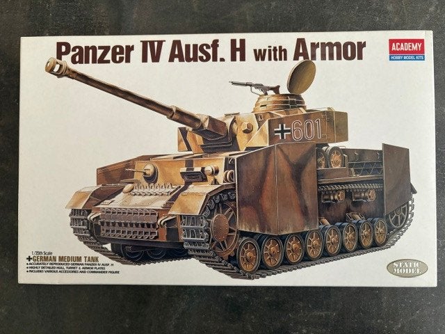 Bouwdoos 1:35 Academy 1327 Panzer IV Ausf.H with Armor (set), Overige merken, Tank, 1:32 tot 1:50, Nieuw