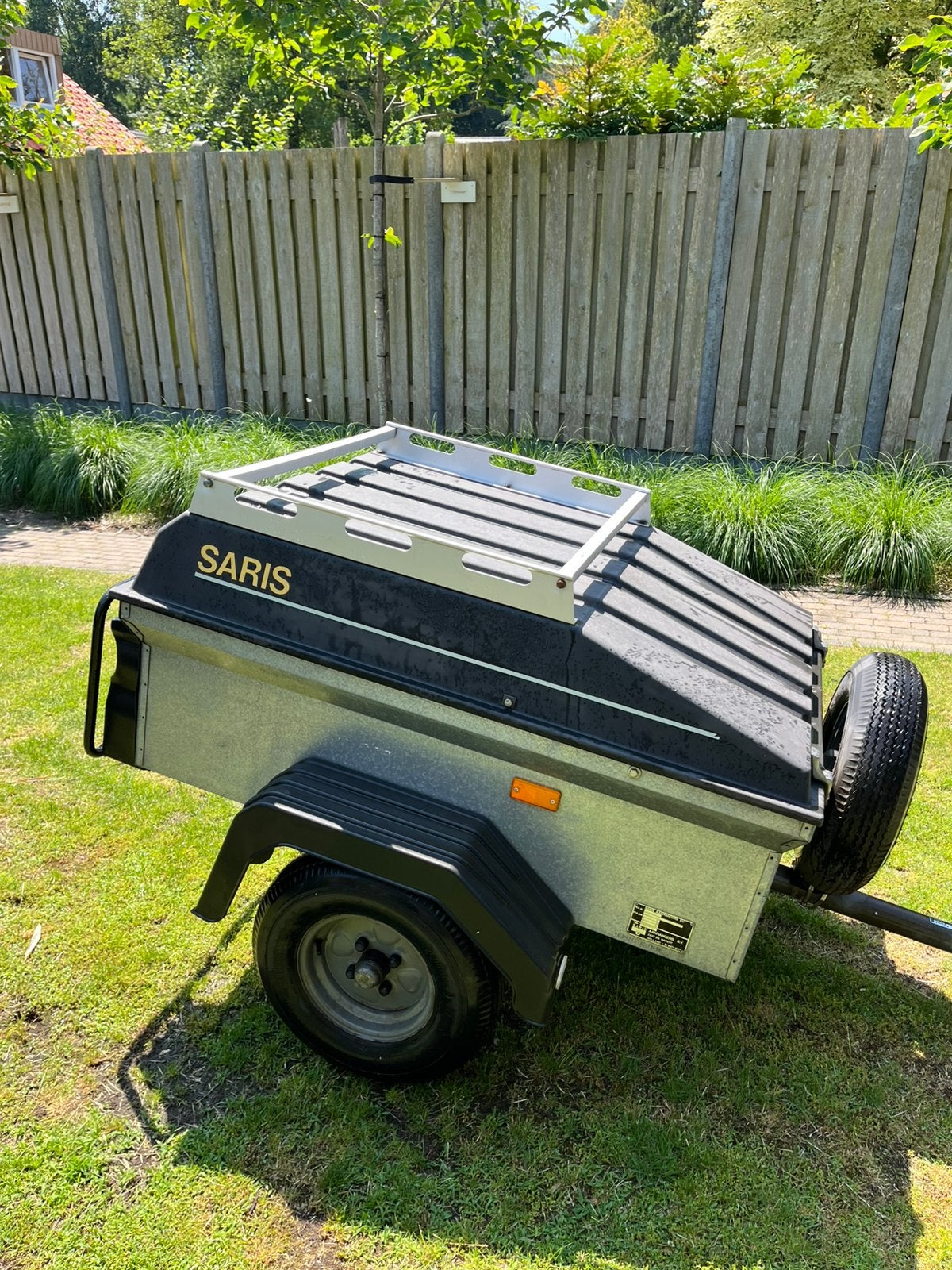 Saris bagagewagen met deksel, Auto diversen, Aanhangers en Bagagewagens, Ophalen, Gebruikt