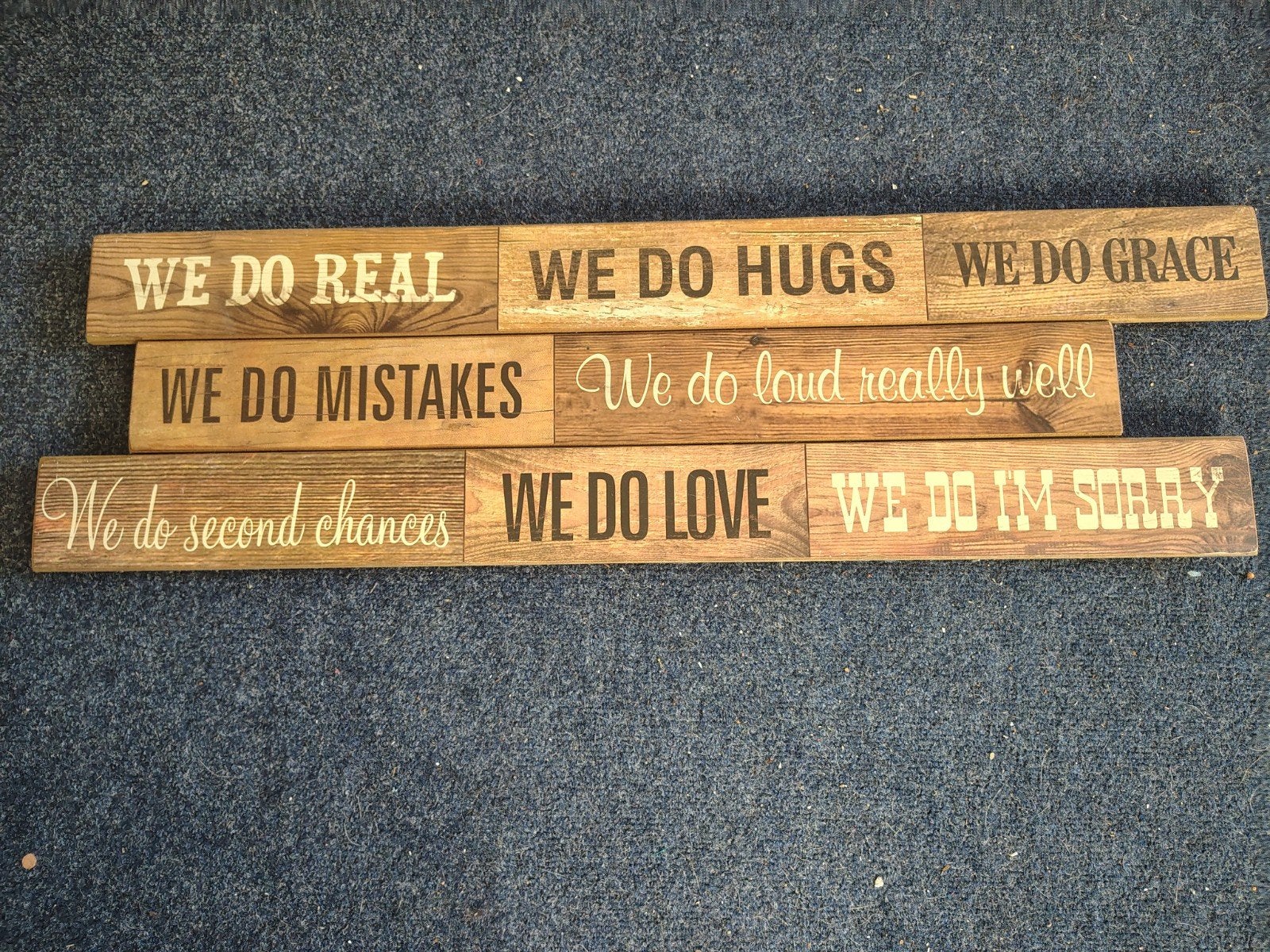 Houten wanddecoratie met ophangsysteem, Hout, Ophalen of Verzenden, Zo goed als nieuw, Wandbord of Wandpaneel