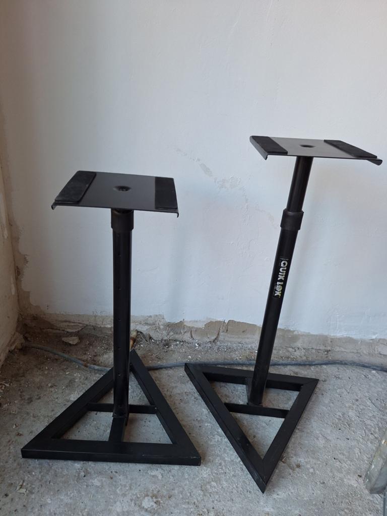 Quicklok speaker / monitor stand luidspreker statieven, Muziek en Instrumenten, Standaards, Ophalen of Verzenden, Gebruikt, Speaker