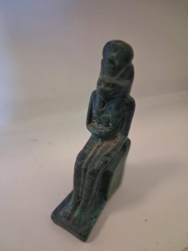 Egyptische Godin Beeldje - 10x3 cm, Minder dan 20 cm, Ophalen of Verzenden, Overige materialen, Beeld