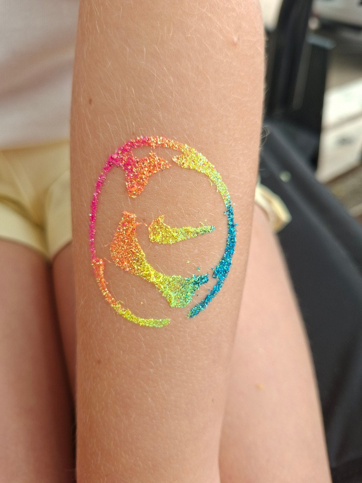 Glitter Tattoos voor Kinderfeestjes en Evenementen, Ophalen, Zelfklevend, Dieren, Nieuw