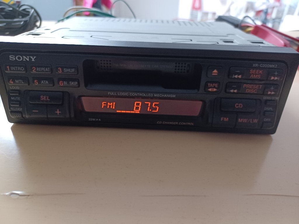 Sony XR-C200MK2 autoradio / cassette speler + cd-wisselaar, Ophalen, Gebruikt