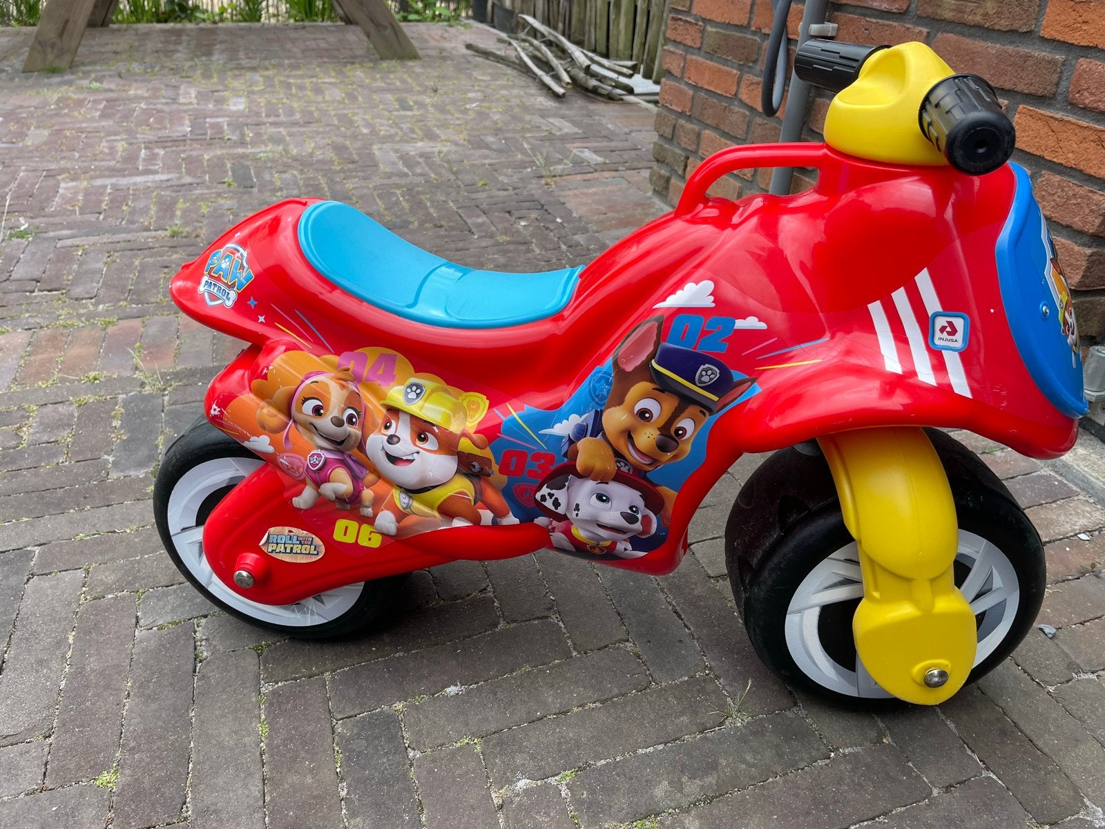 Paw Patrol loopmotor, Ophalen, Gebruikt