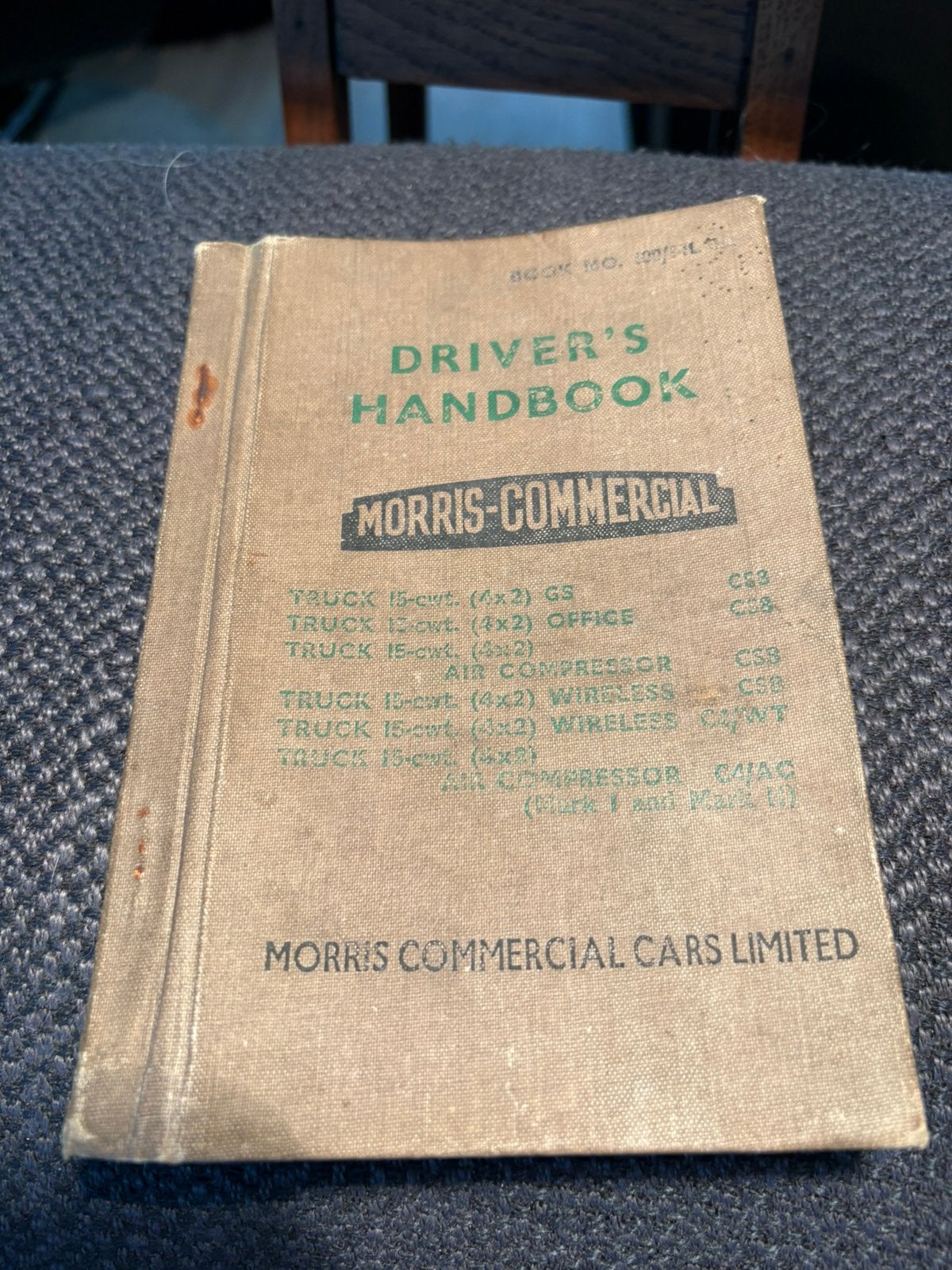 Morris Commercial Drivers Handbook CS8, Ophalen of Verzenden, Landmacht, Engeland, Boek of Tijdschrift