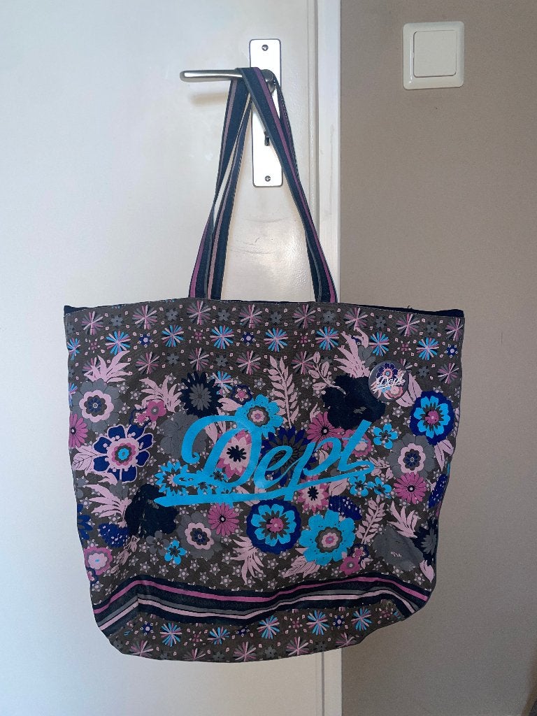 dept boho bloemen strand zomer tas shopper, Sieraden, Tassen en Uiterlijk, Tassen | Damestassen, Ophalen of Verzenden, Zo goed als nieuw