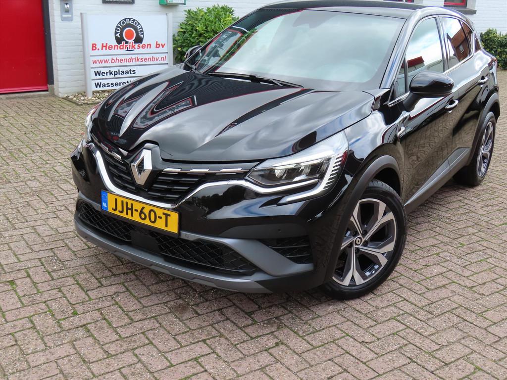 RENAULT Captur TCe 140pk Mild Hybrid R.S. Line/ Stoel + stuu, Keurmerk '100% Onderhouden', Gebruikt, 4 cilinders, Leder en Stof