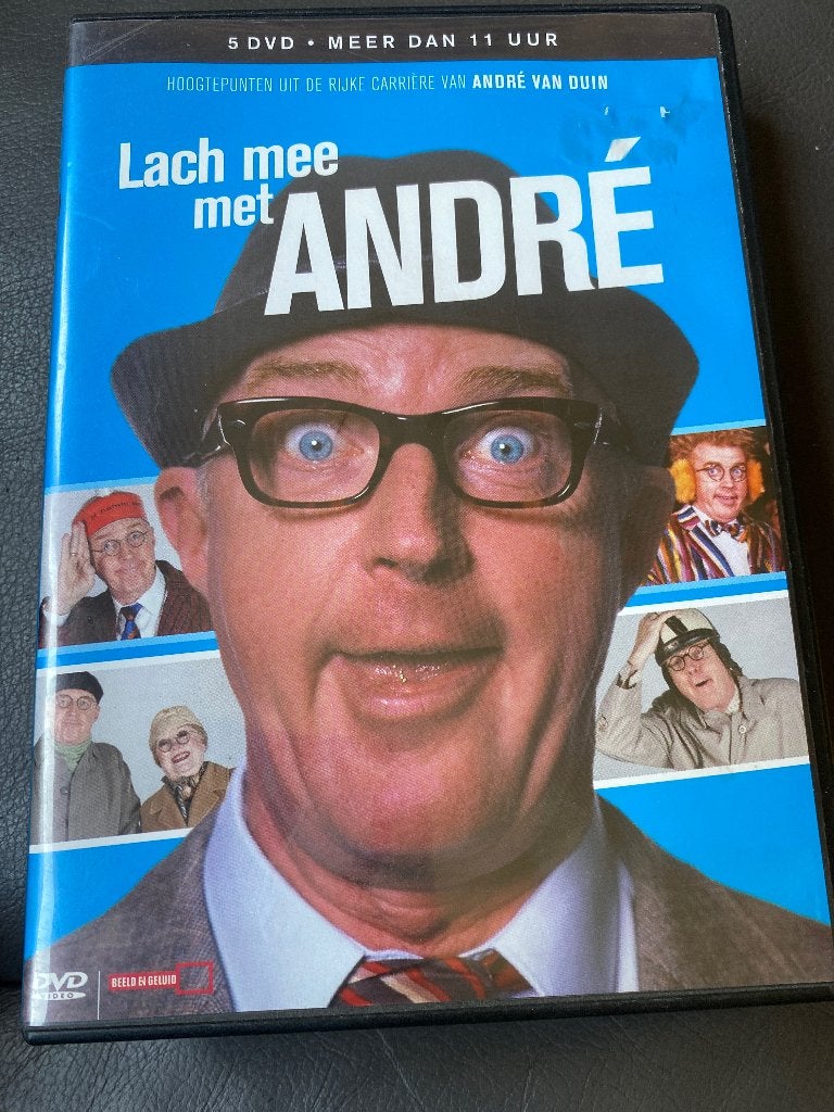 Lach mee met André van Duin - 5 DVD Boxset, Overige artiesten, Alle leeftijden, Zo goed als nieuw, Verzamelbox of complete uitgave