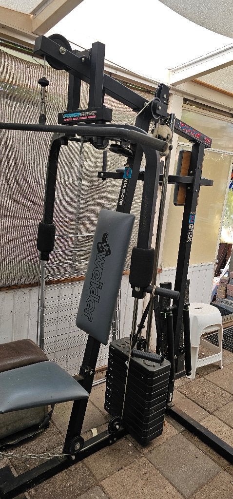 fitness apparaat Weider, Sport en Fitness, Ophalen, Benen, Gebruikt, Krachtstation