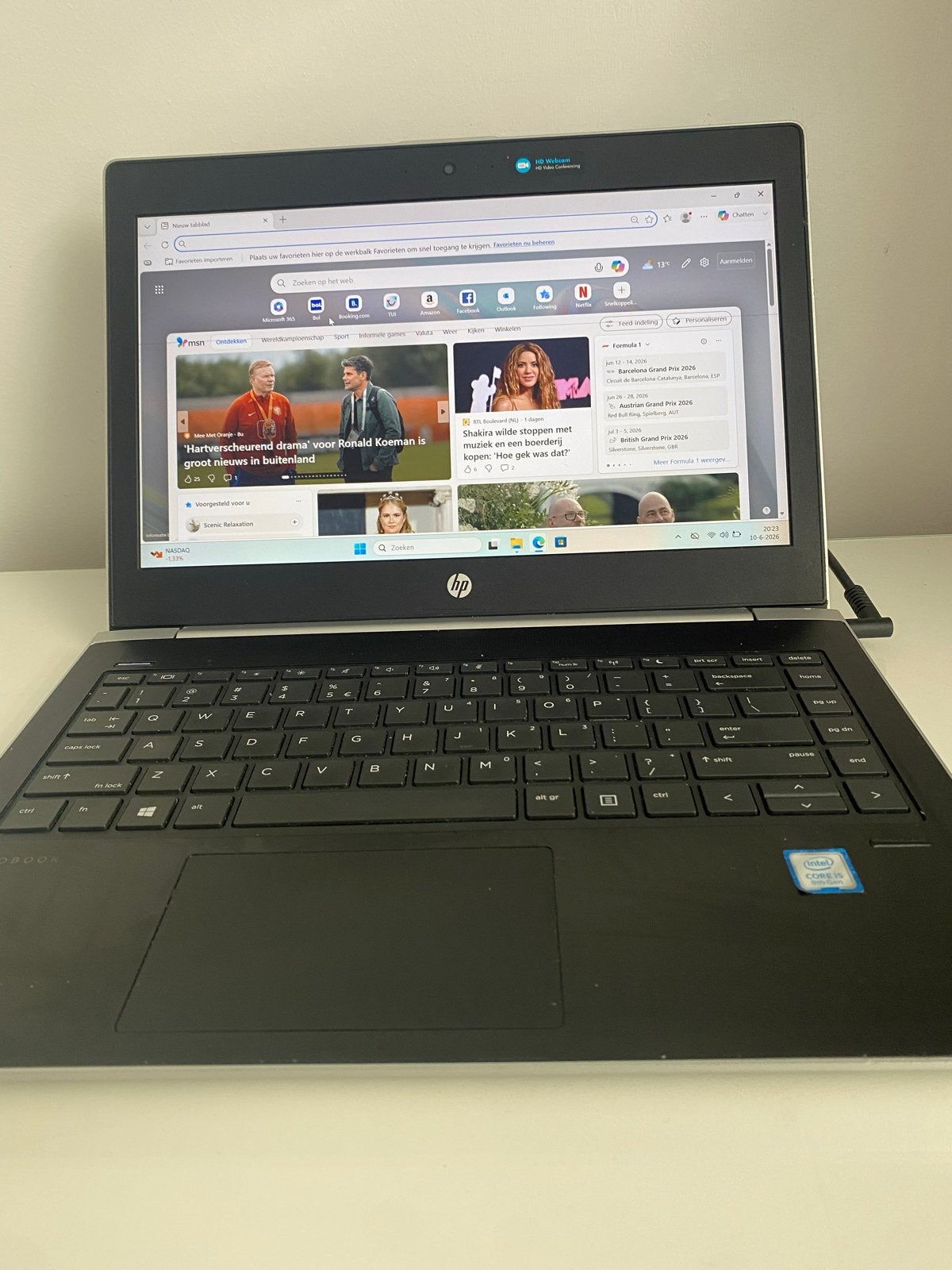 HP Laptop met Intel Core i3, 8GB RAM en 256GB SSD, Computers en Software, Windows Laptops, 2 tot 3 Ghz, Qwerty, 8 GB, 13 inch