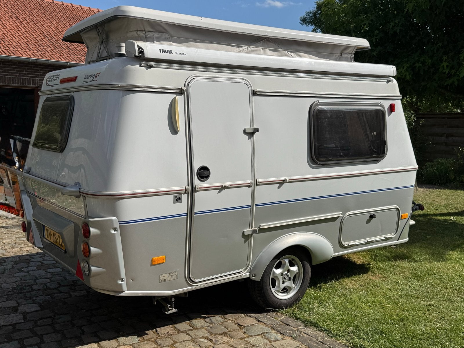 Eriba Puck Touring GT Line 225  met hefdak - Zeer mooi, Schokbreker, Treinzit, Particulier, 4 tot 5 meter