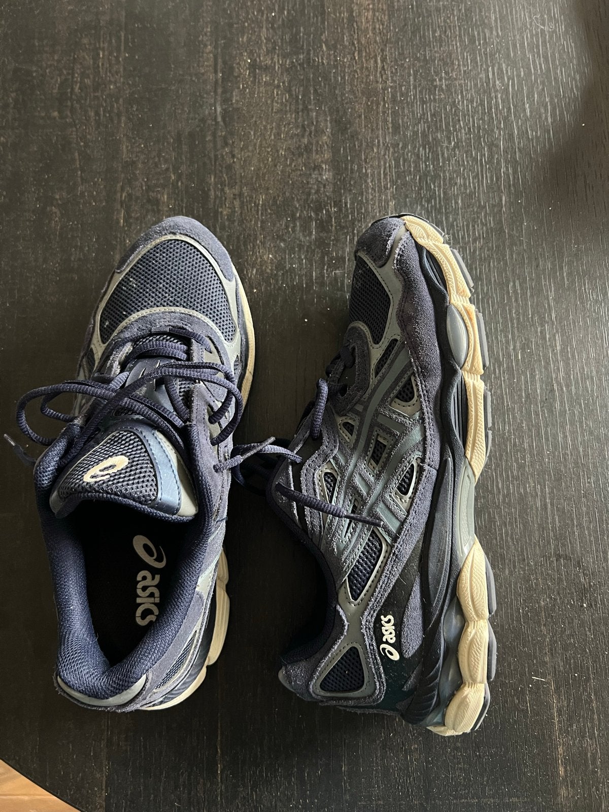 ASICS GEL-Kayano 14 Sneakers - 44, Ophalen of Verzenden, Gedragen, Blauw, Sneakers of Gympen