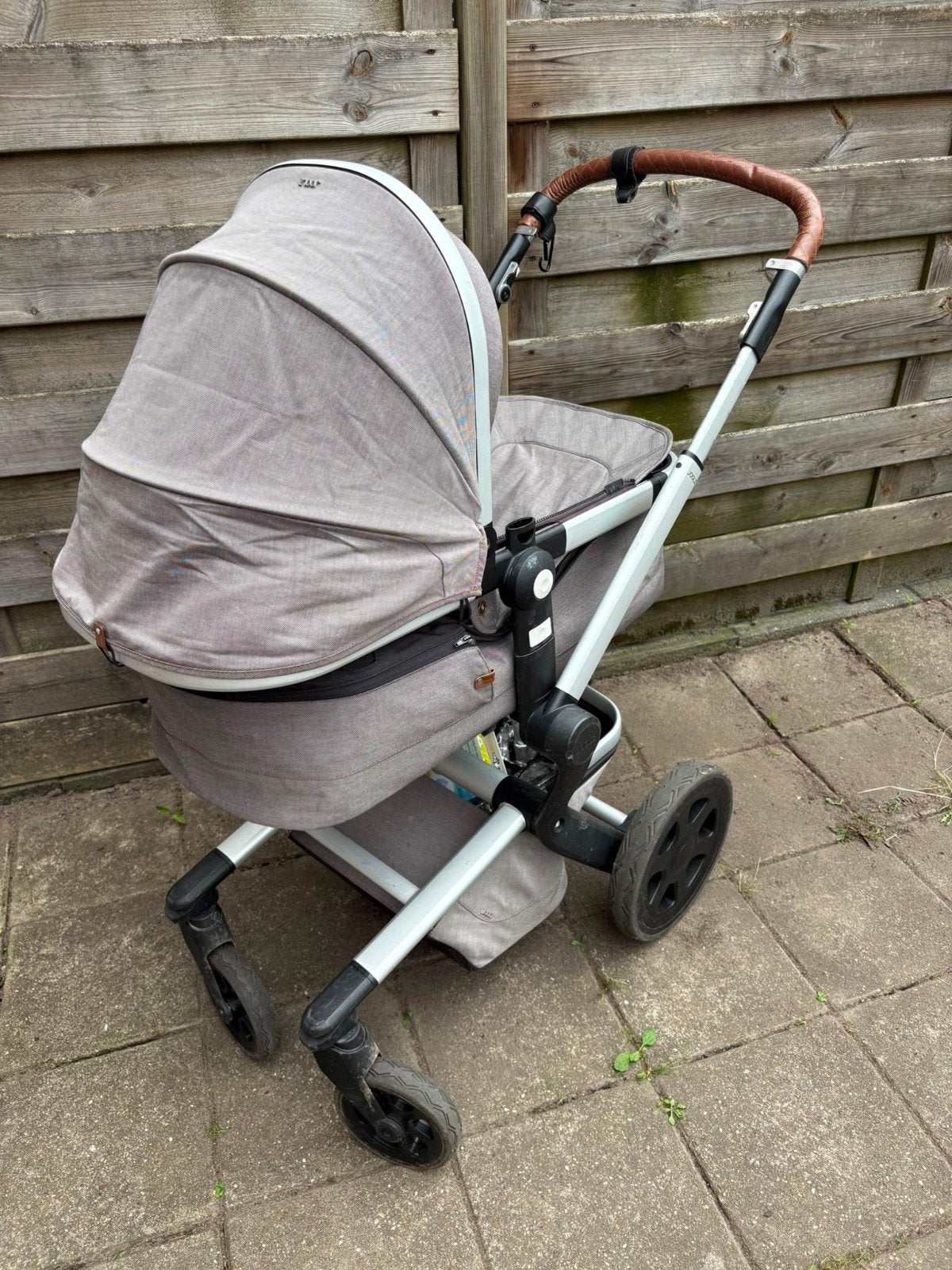 +parasol,muskietennet en regenhoes alleen (F.6&7 nieuwe rits, Gebruikt, Verstelbare duwstang, Ophalen, Kinderwagen