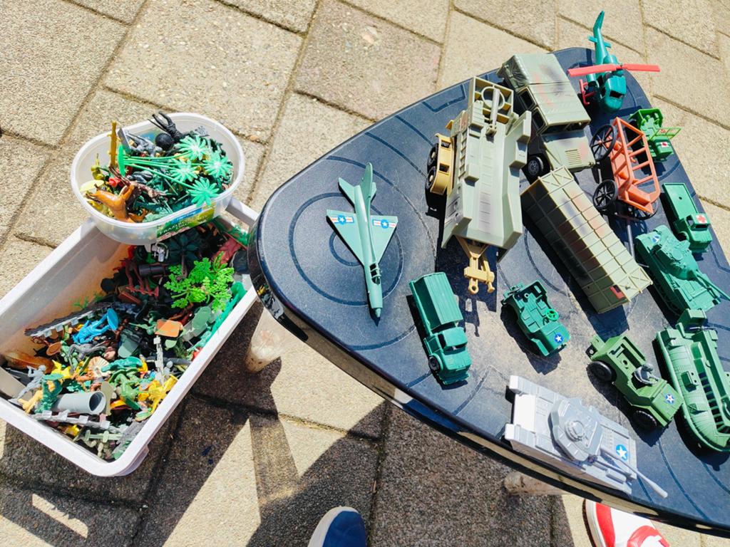 Plastic soldaatjes en voertuigen, Ophalen of Verzenden, Gebruikt