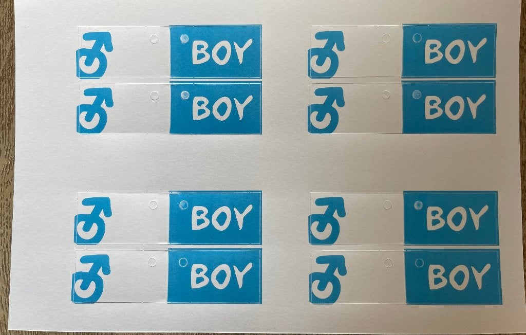 geboortebedankjes bedankje traktatie babyshower gelukshanger, Hobby en Vrije tijd, ., Pijnacker, Nieuw, Ophalen of Verzenden