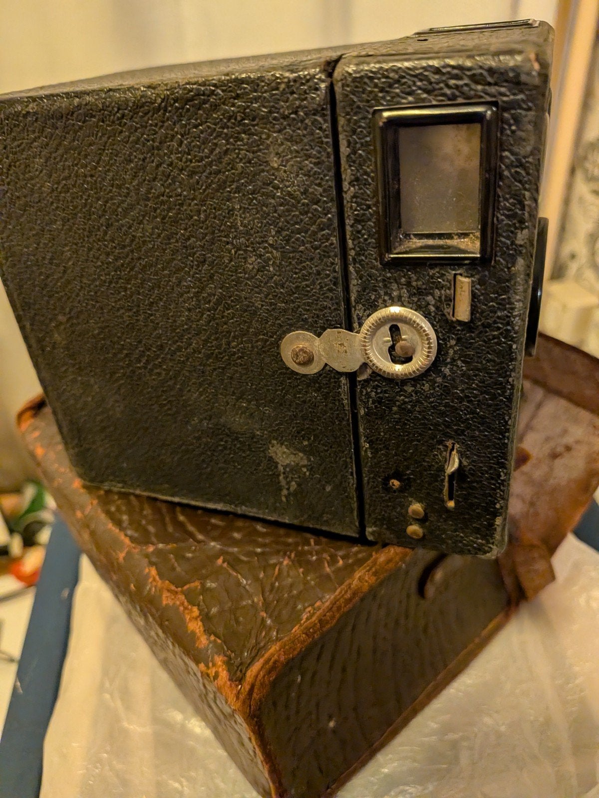 Vintage Boxcamera - Vermoedelijk jaren '40, Ophalen of Verzenden, 1940 tot 1960, Fototoestel