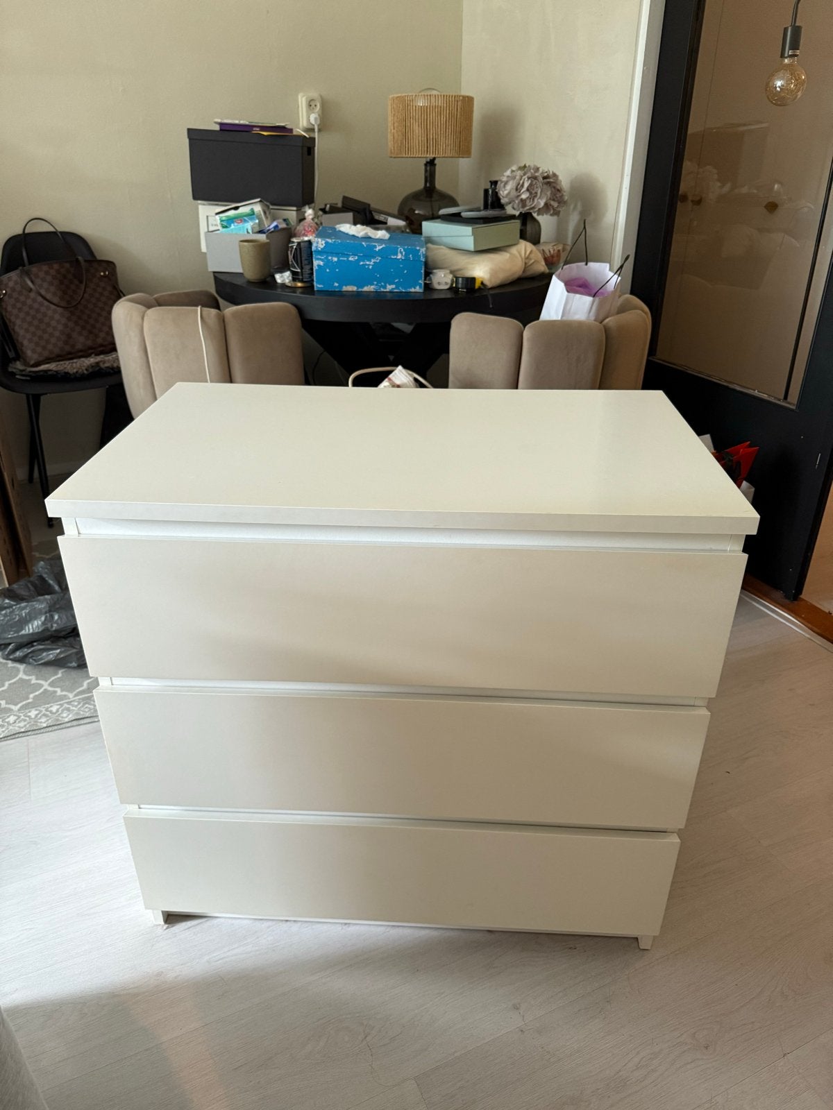 Twee IKEA Malm ladekasten - Gratis af te halen, 3 of 4 laden, Ophalen, Gebruikt