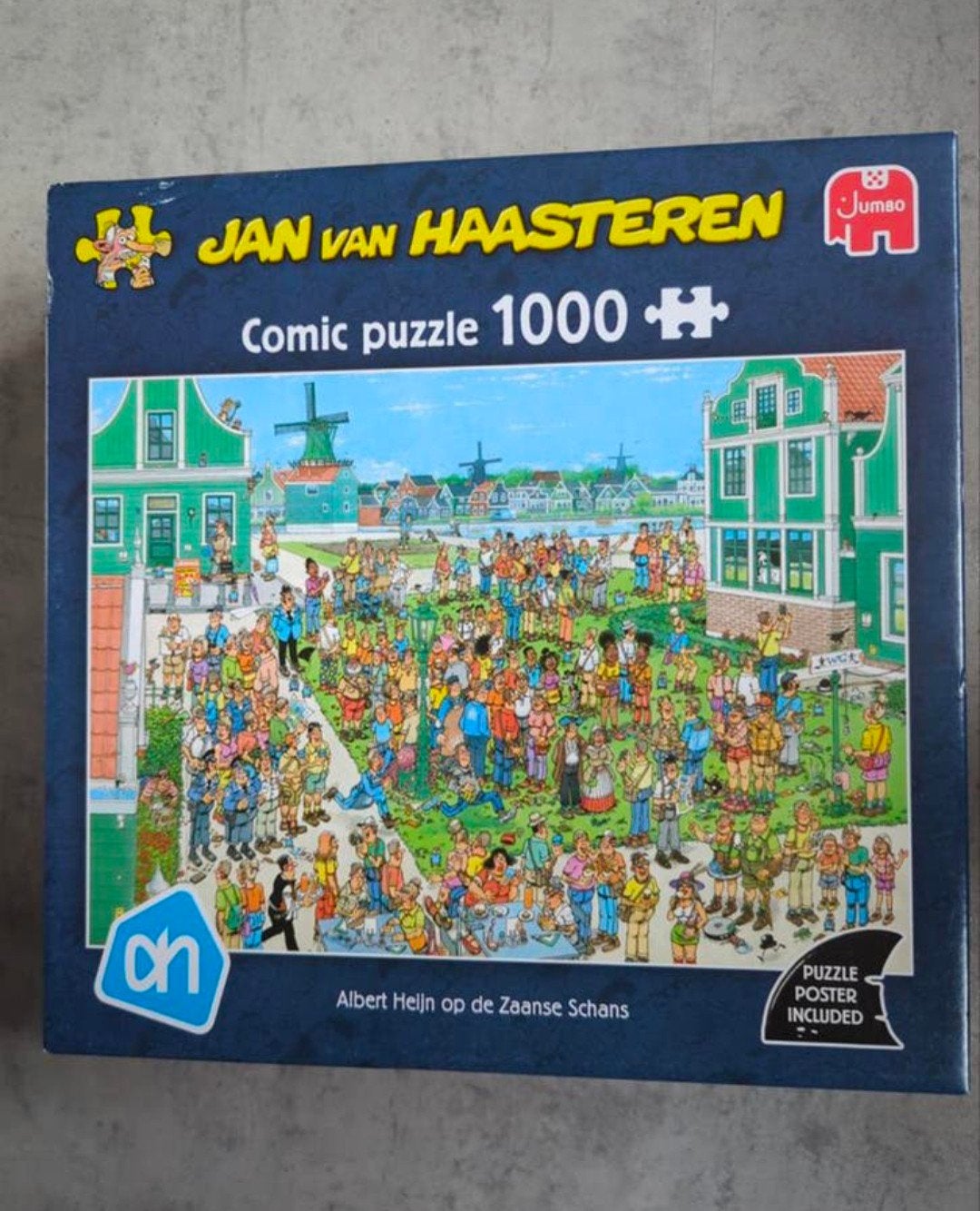 van Haasteren puzzel 1000 stukjes - Albert Heijn Zaanse, Hobby en Vrije tijd, Ophalen of Verzenden, 500 t/m 1500 stukjes, Nieuw