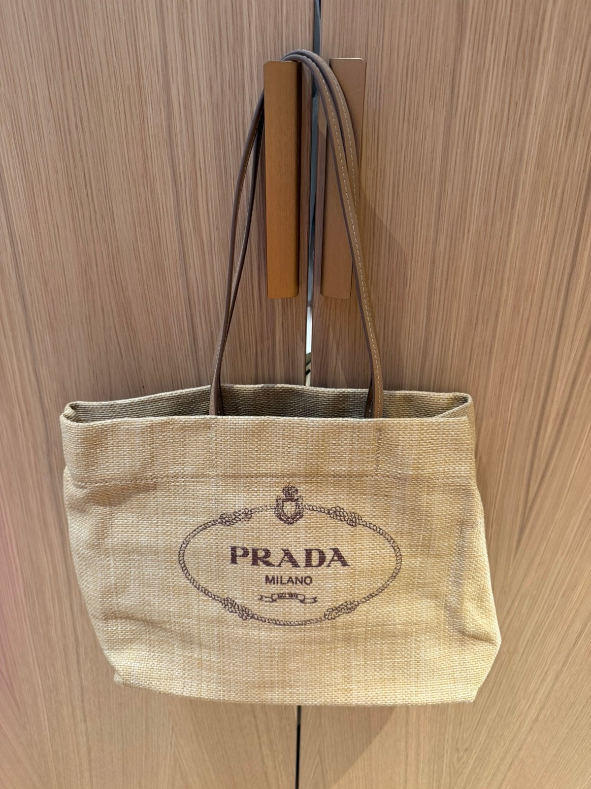 Prada tas, nieuw, Verzenden, Nieuw, Beige, Overige typen