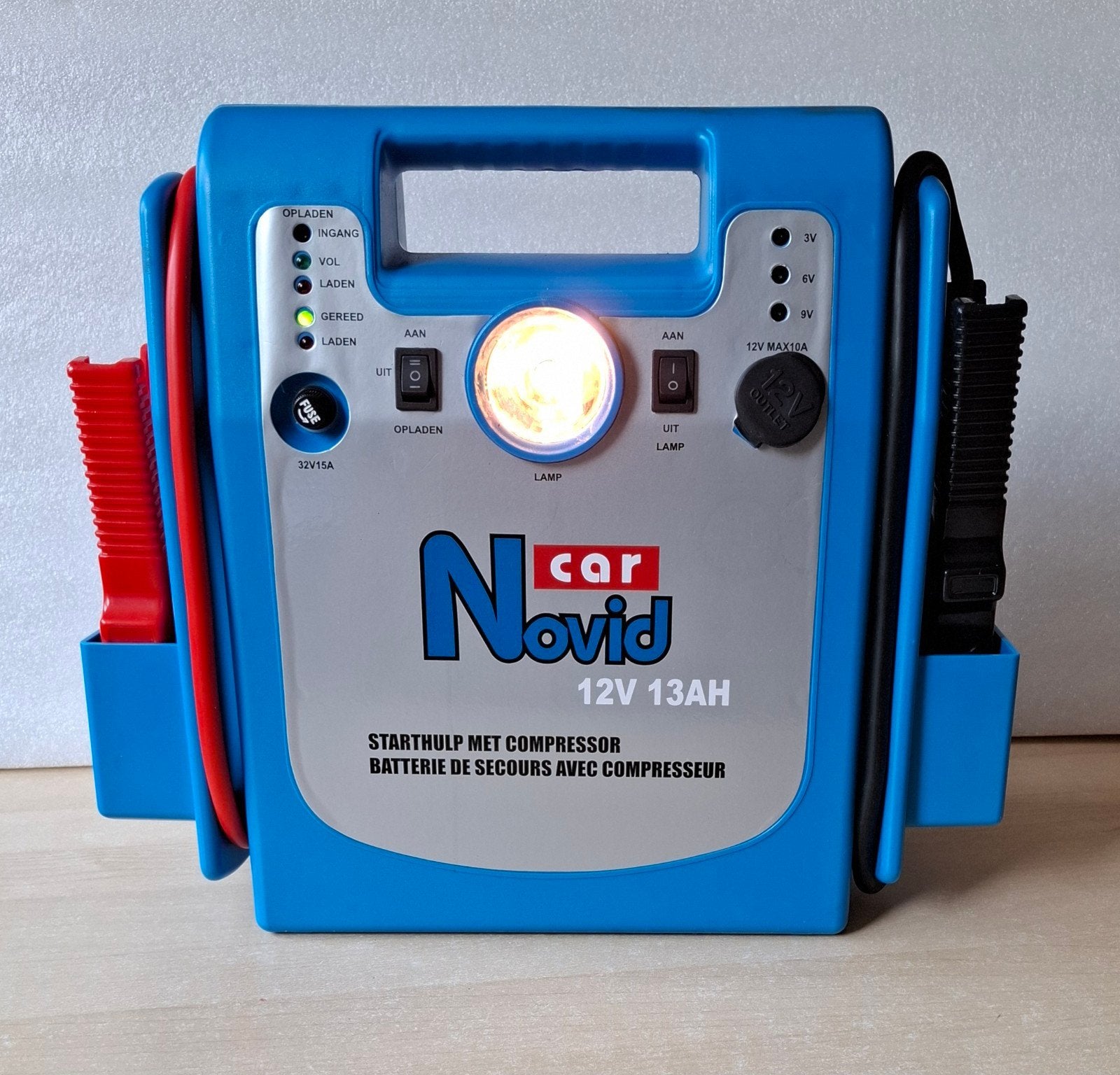 Novid starthulp met compressor, Ophalen of Verzenden, Zo goed als nieuw