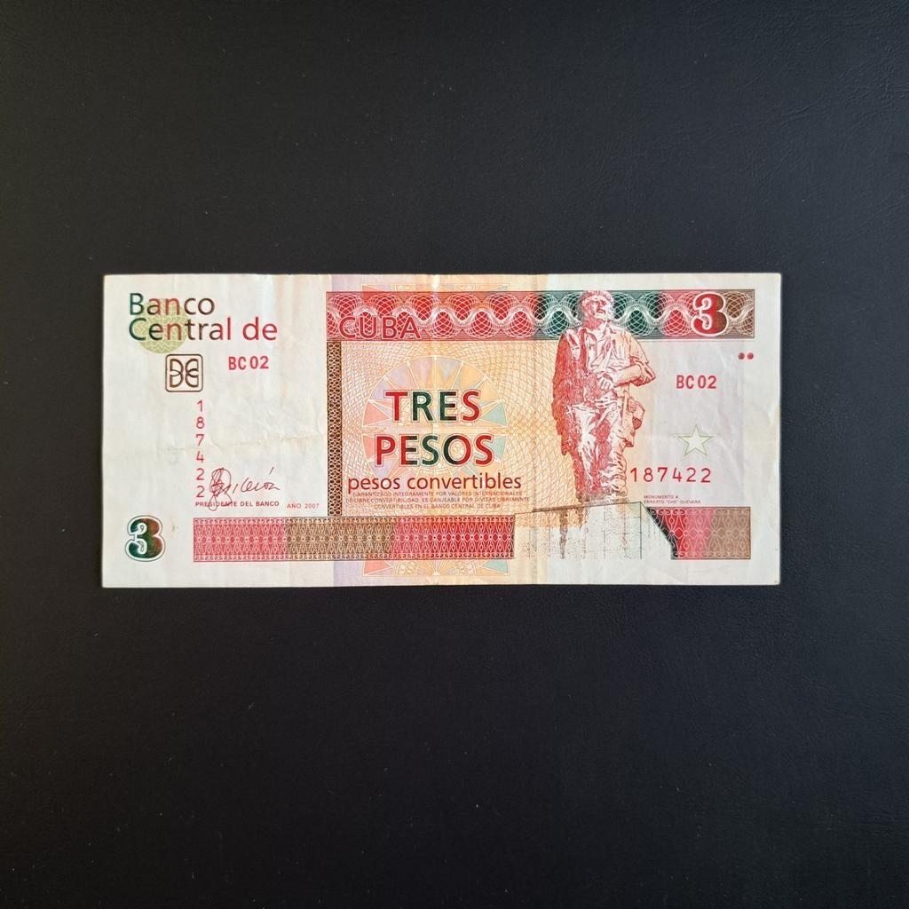 3 peso Cuba #035, Verzenden, Noord-Amerika, Los biljet