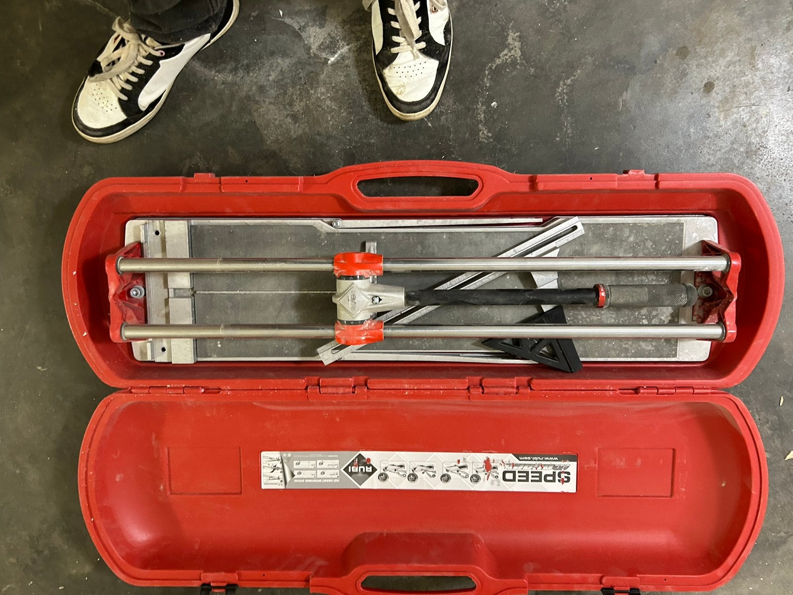 Rubi tegelsnijder Max 75 cm, Doe-het-zelf en Verbouw, Gereedschap | Handgereedschap, Gebruikt, Snijgereedschap, Rubi, Ophalen