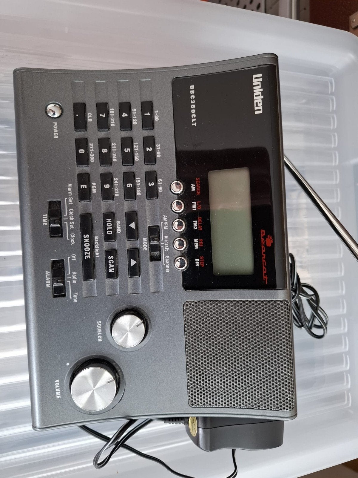 Uniden Bearcat UBC360CLT Scanner, Ophalen of Verzenden, Zo goed als nieuw, Ontvanger