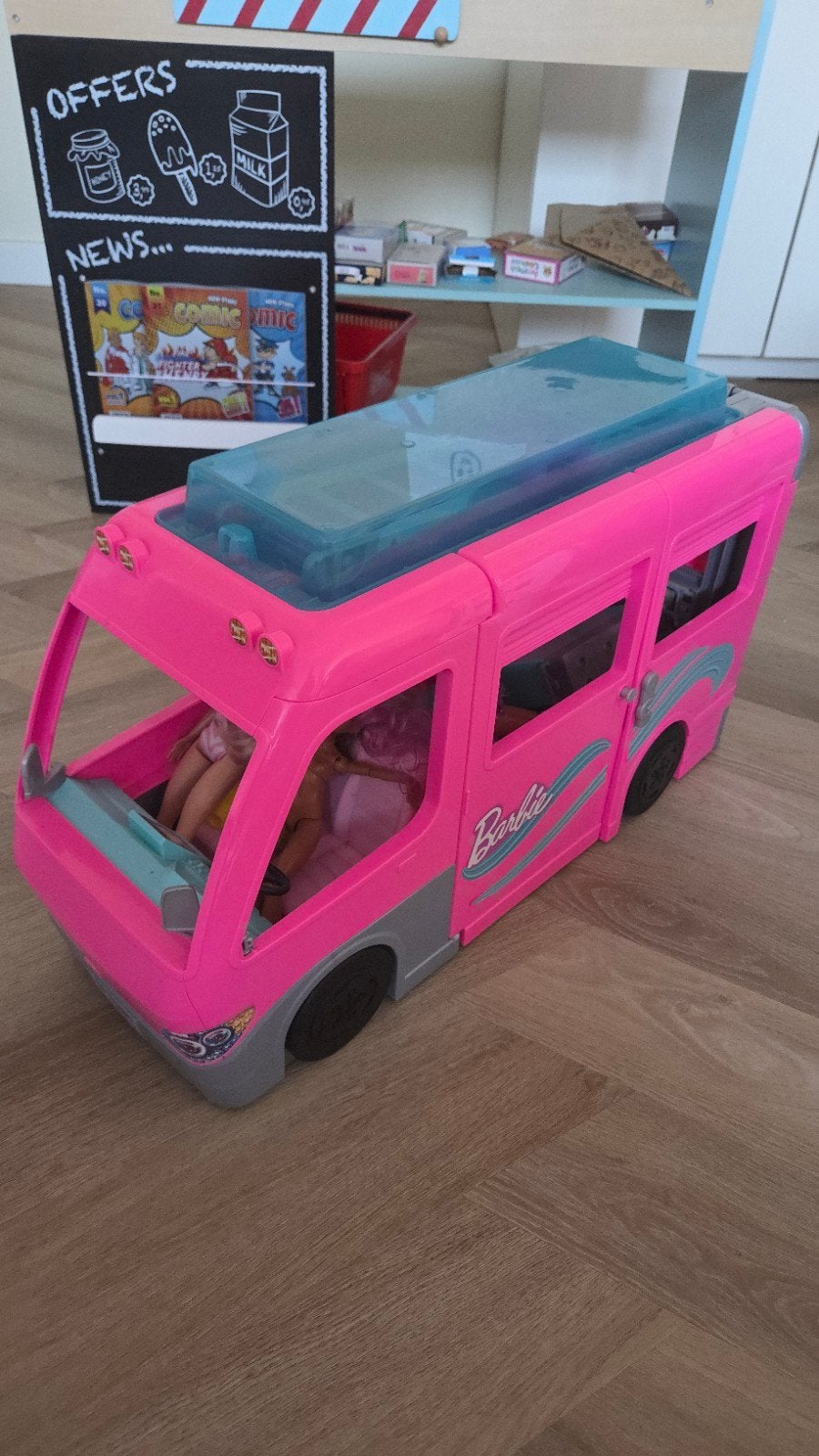 Barbie Camper: Avontuurlijke Speelset, Ophalen, Zo goed als nieuw, Meisje