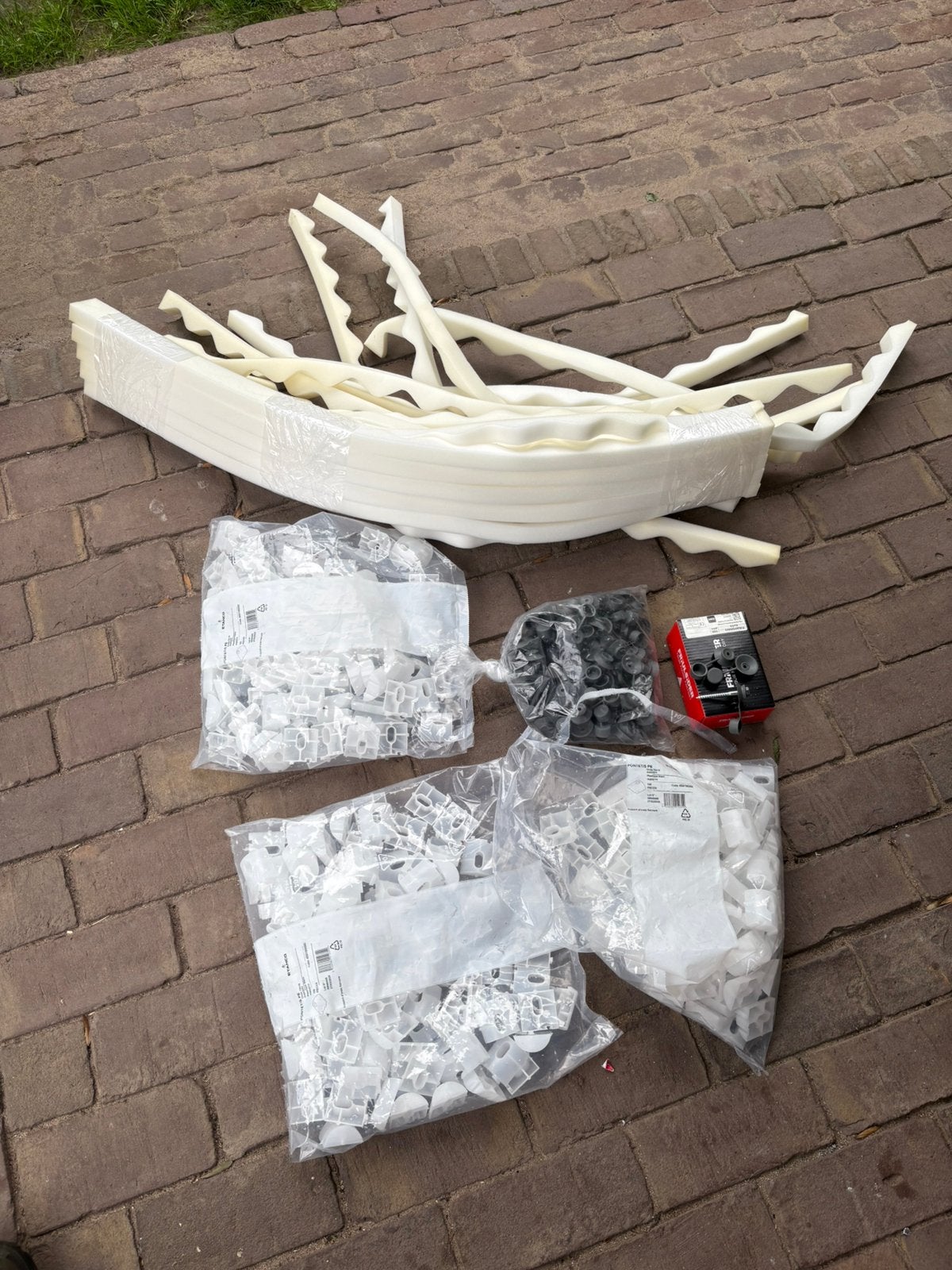 Golfplaat bevestigingsmateriaal 76x18 oa polycarbonaat, Doe-het-zelf en Verbouw, Dakpannen en Dakbedekking, Overige materialen