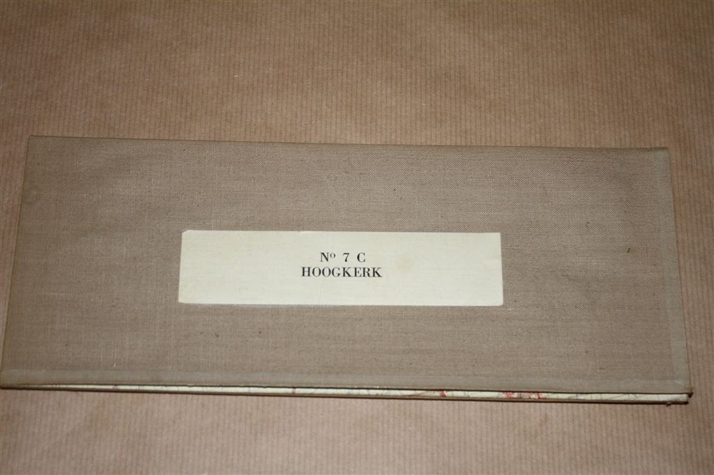Oude stafkaart op linnen - Hoogkerk - 1970, Ophalen of Verzenden, 1800 tot 2000, Nederland, Landkaart