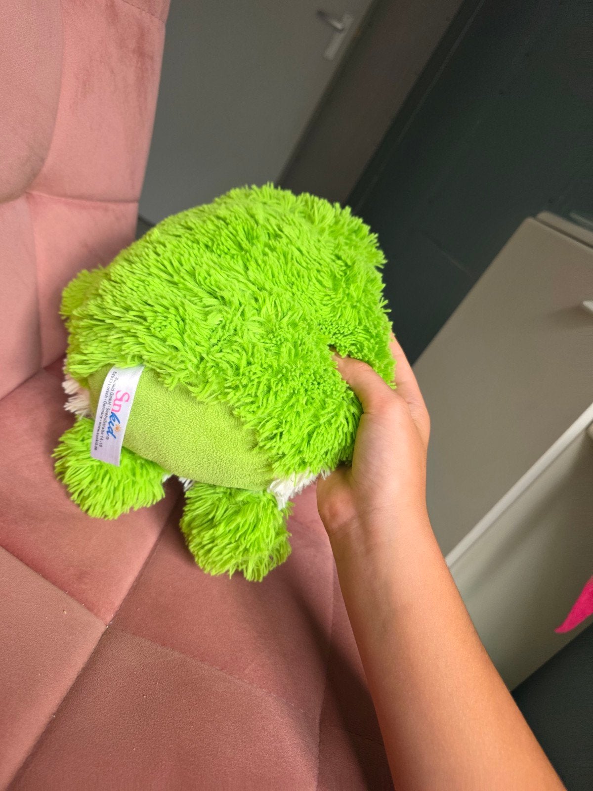 Leuke groene kikker knuffel, Kikker, Groen, Ophalen of Verzenden, Zo goed als nieuw