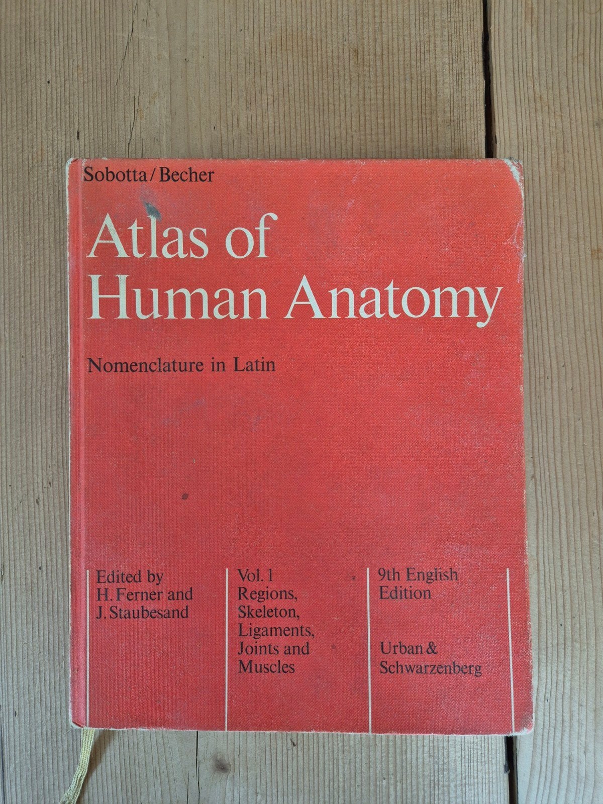Human Anatomy - 3 Delen, Gelezen, Ophalen of Verzenden, WO, Sobotta/Becher, H. Ferner, J. Staubesand